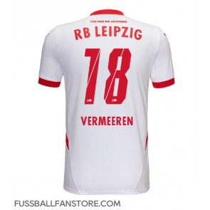 RB Leipzig Arthur Vermeeren #18 Replik Heimtrikot 2024-25 Kurzarm